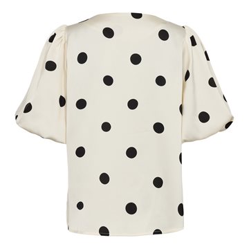 Liberté - Dotti Blouse - Creme Black Dot